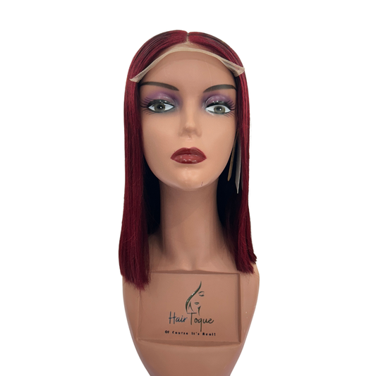 100% Human Hair Burgundy Malaysian Wig(08 Inches - 30 Inches)