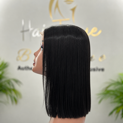 100% Human Hair Black Malaysian Wig(08 Inches - 30 Inches)