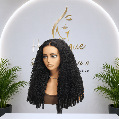 13x6 DD Natural Peruvian Curls Transparent Lace Wig - 22 Inch