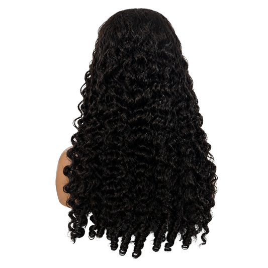 13x6 DD Natural Peruvian Curls Transparent Lace Wig - 22 Inch