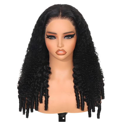 13x6 DD Natural Peruvian Curls Transparent Lace Wig - 22 Inch