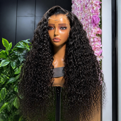 13x4 SDD Water Wave Frontal Wig – Natural Colour