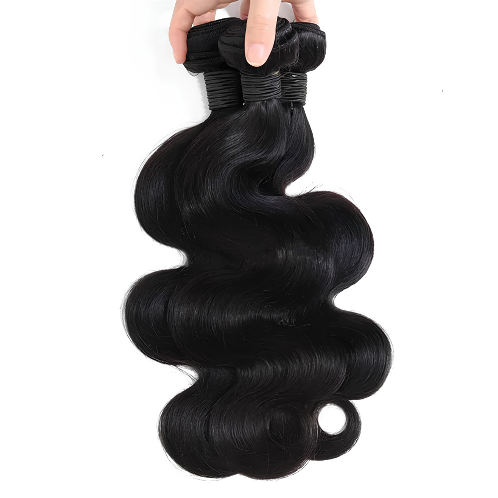 3-Pack Brazilian Body Wave Raw Human Hair Bundles (10 - 30 Inches)