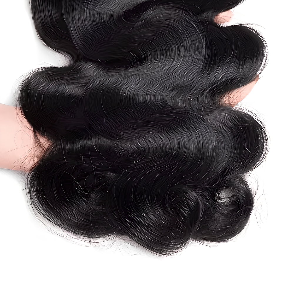 3-Pack Brazilian Body Wave Raw Human Hair Bundles (10 - 30 Inches)