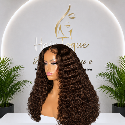 14A Super Double Drawn Glueless Burmese Curly Wig (14 - 28 Inches)