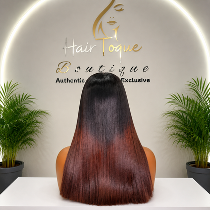 Ombre Brown Vietnamese Donor Wig(08 - 30 Inches)