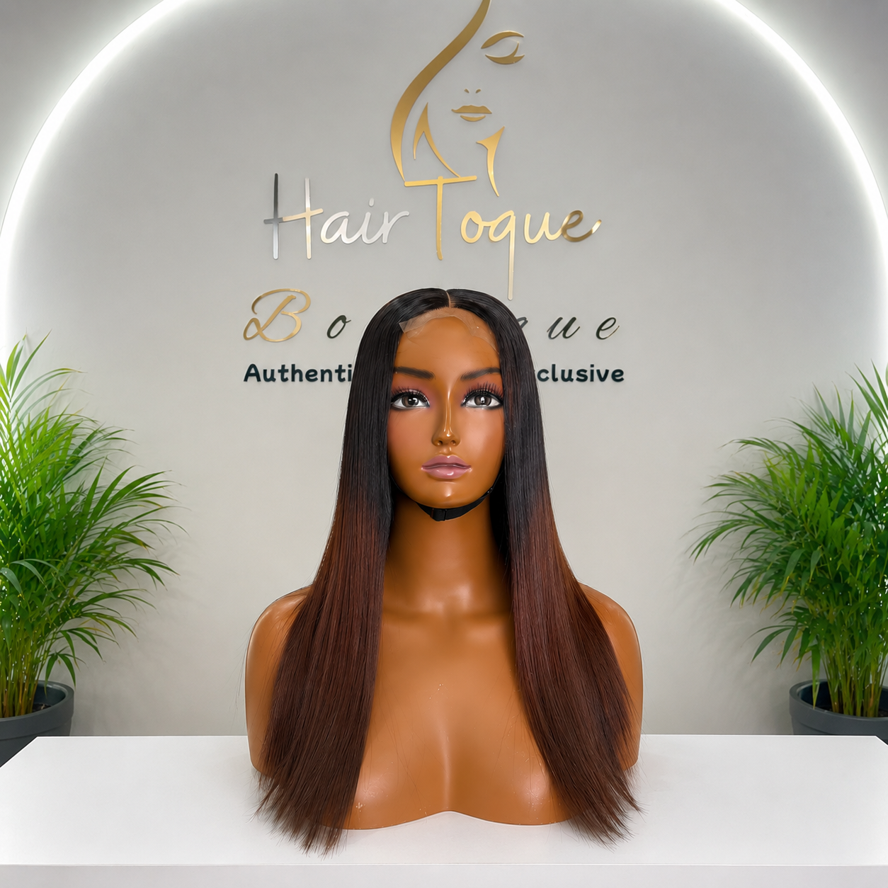 Ombre Brown Vietnamese Donor Wig(08 - 30 Inches)