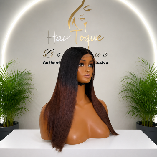 Ombre Brown Vietnamese Donor Wig(08 - 30 Inches)