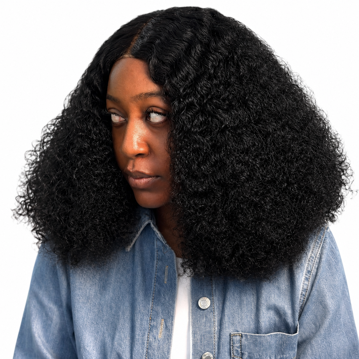 14A Super Double Drawn Glueless Burmese Curly Wig (14 - 28 Inches)