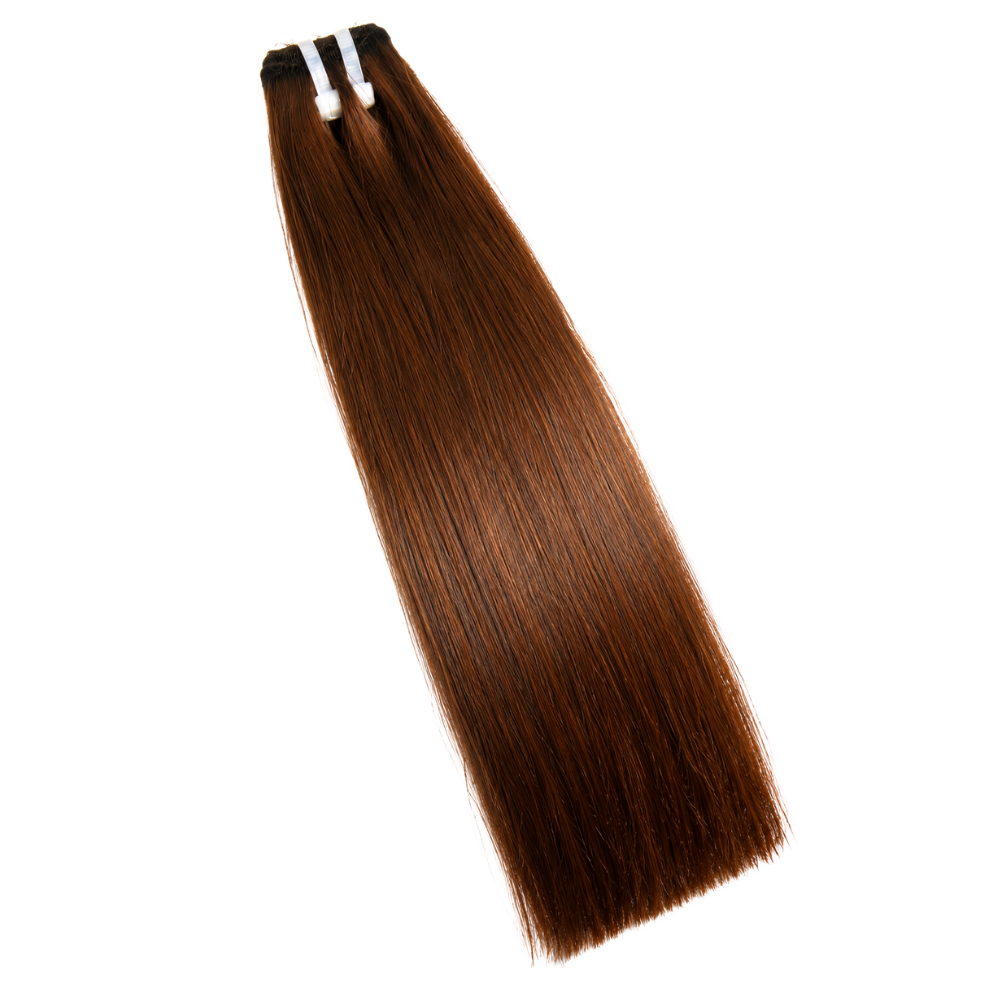 Chocolate Brown Straight Human Hair Bundle(08 - 30 Inches)