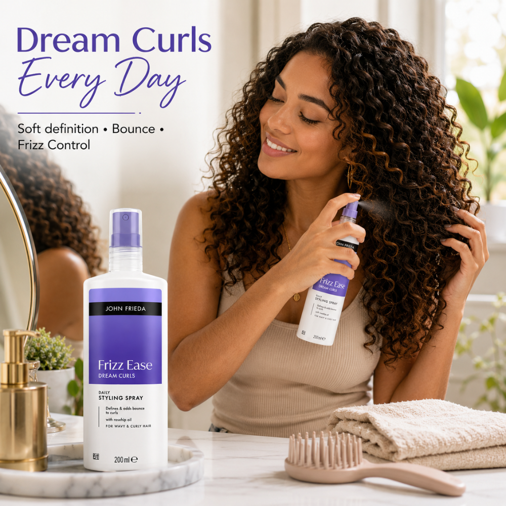 John Frieda Frizz Ease Dream Curls Daily Styling Spray (200ml)