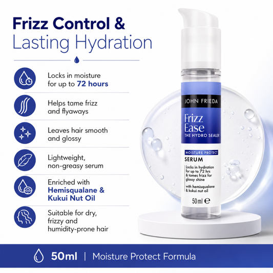 John Frieda Frizz Ease Hydro Sealer Moisture Protect Serum (50ml)