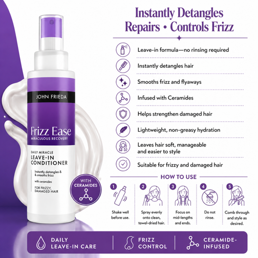 John Frieda Frizz Ease Miraculous Recovery Daily Miracle Leave-In Conditioner
