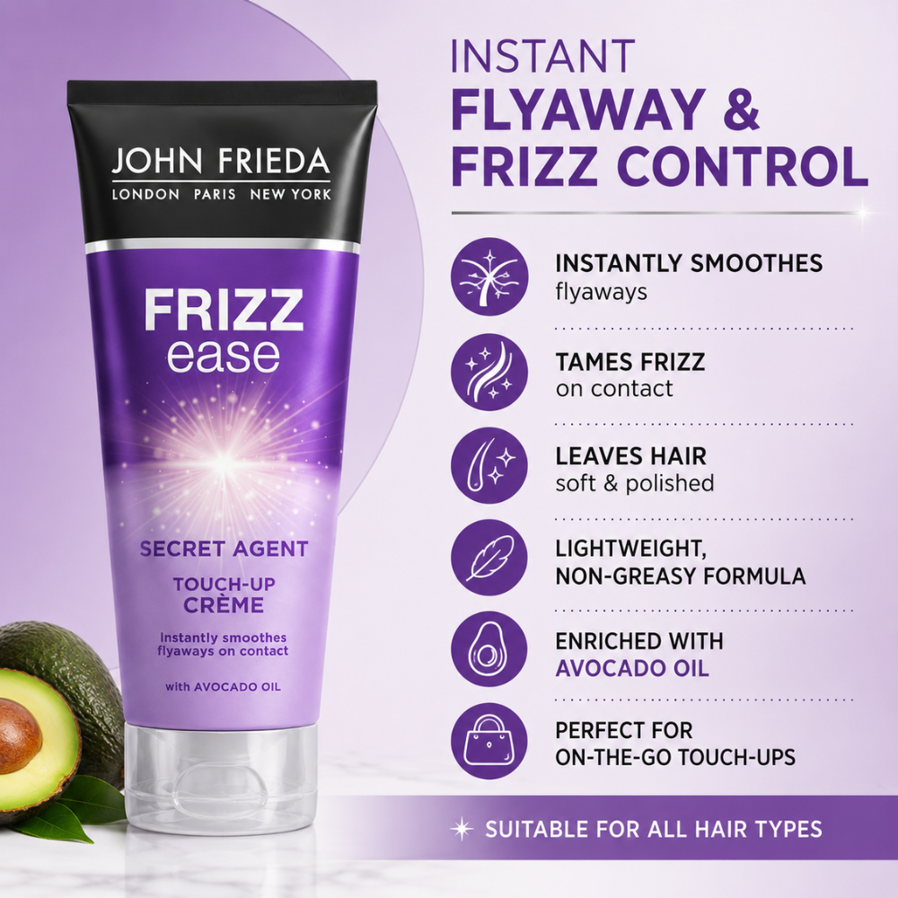 John Frieda Frizz Ease Secret Agent Touch-Up Crème with Avocado Oil