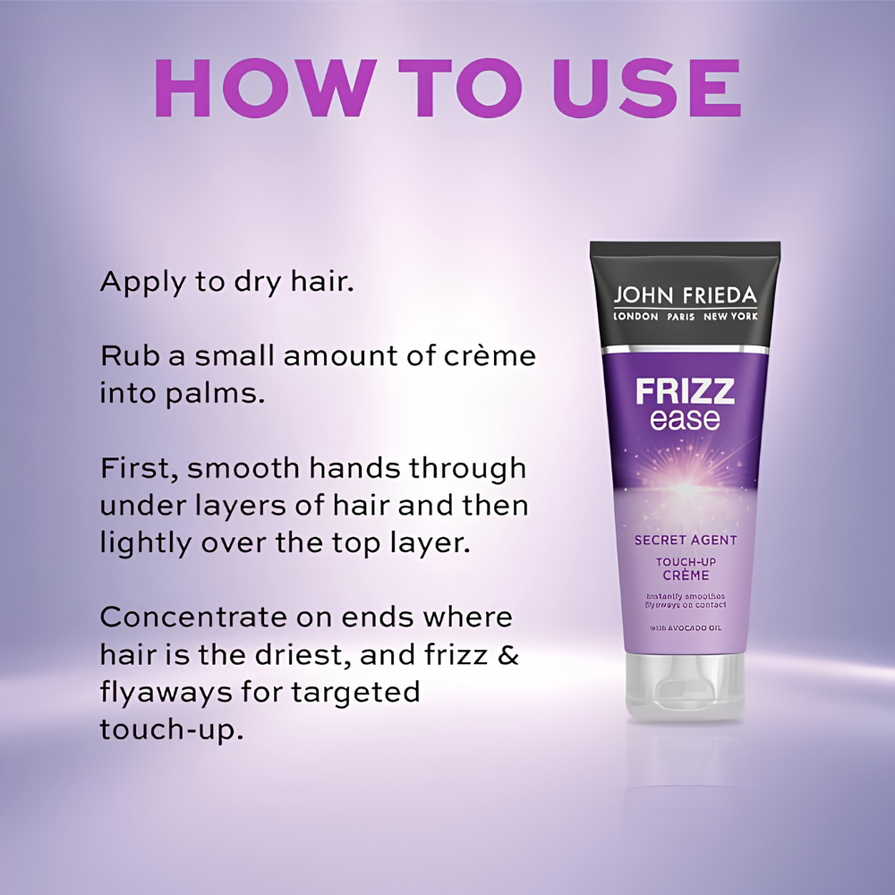 John Frieda Frizz Ease Secret Agent Touch-Up Crème with Avocado Oil