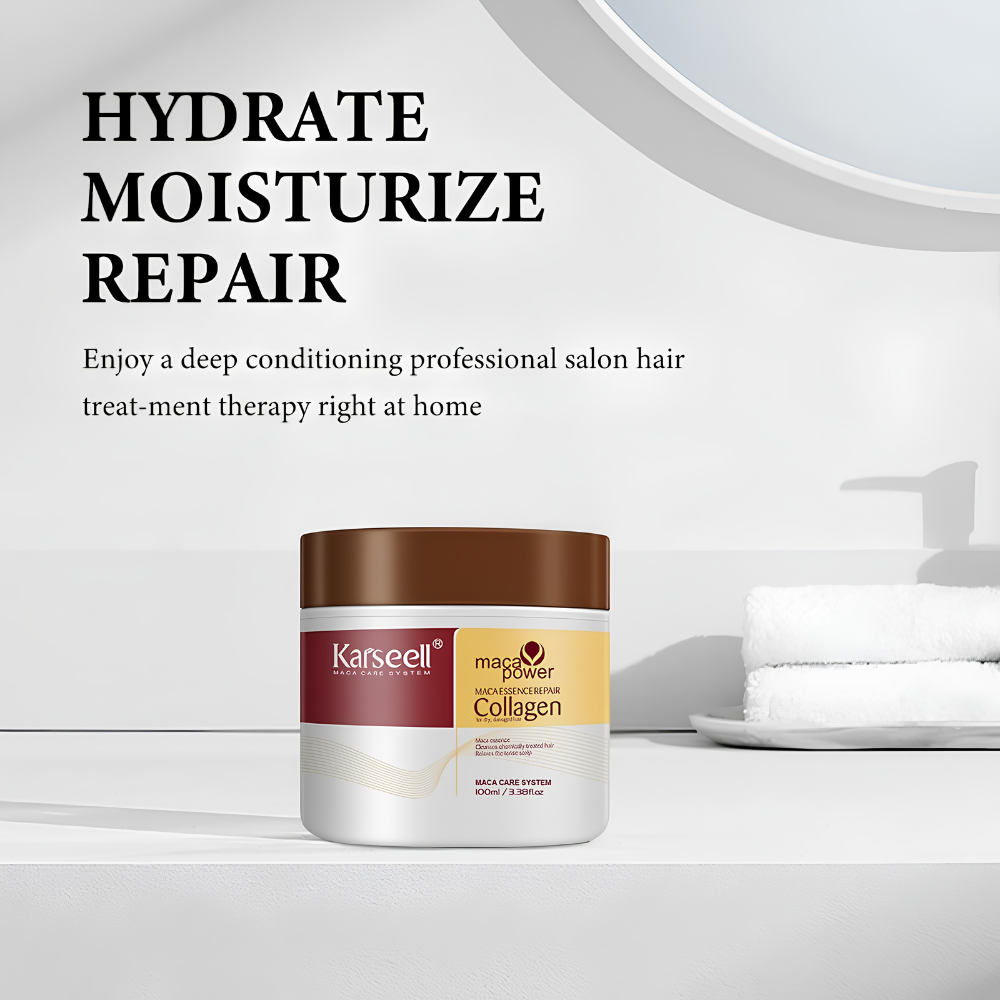 Karseell Maca Essence Collagen Hair Mask – Intensive Hair Repair Treatment