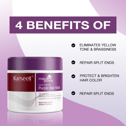 Karseell Maca Essence Purple Hair Mask (500ml)