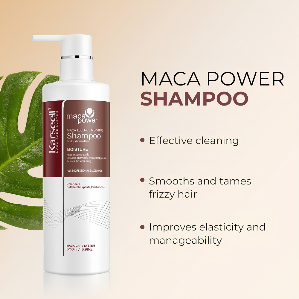 Karseell Maca Essence Complete Hair Care Collection – Shampoo, Conditioner, Collagen Hair Mask & Hair Oil