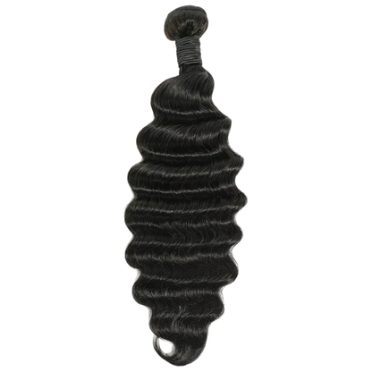 Black Loose Deep Wave Brazilian Human Hair – 3 Bundles (10 - 30 Inches)