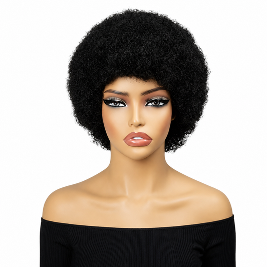 8-Inch Natural Afro Wig