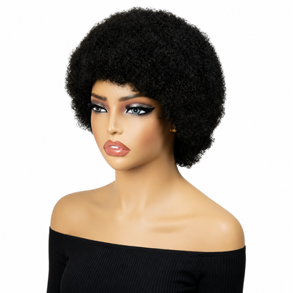 8-Inch Natural Afro Wig
