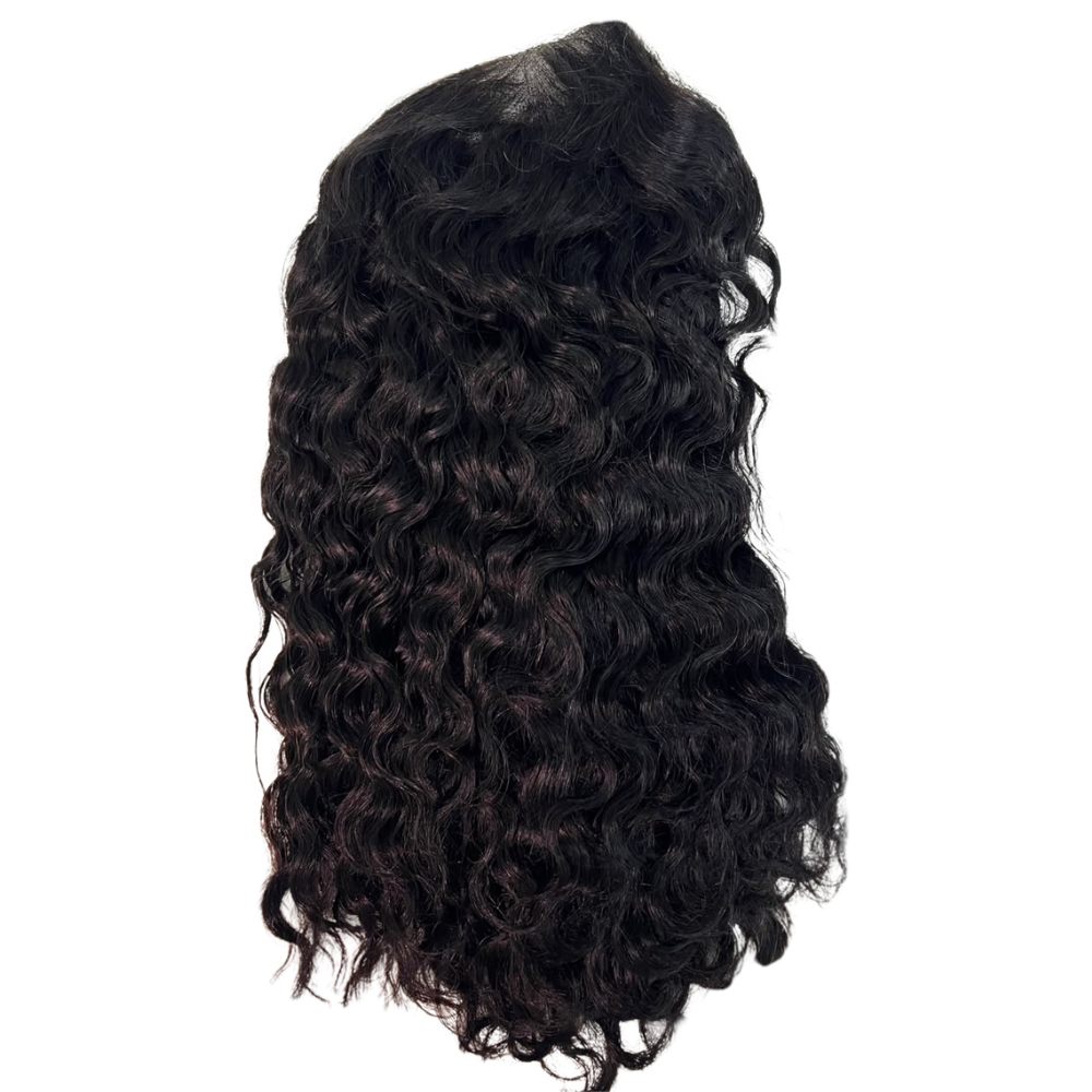 Natural SDD Water Wave Lace Front Wig (08 - 14 Inches)
