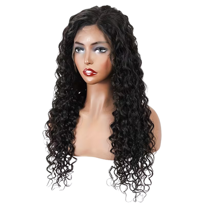 Natural SDD Water Wave Lace Front Wig (08 - 14 Inches)