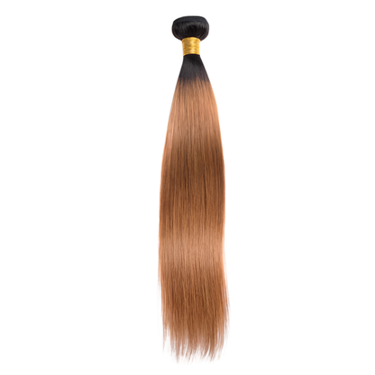 Ombre Brown Straight Human Hair Bundle