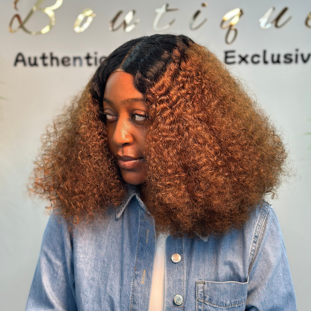 14A Super Double Drawn Glueless Burmese Curly Wig (14 - 28 Inches)