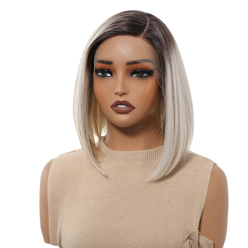 Ombre Grey Vietnamese Donor Wig(08 - 30 Inches)