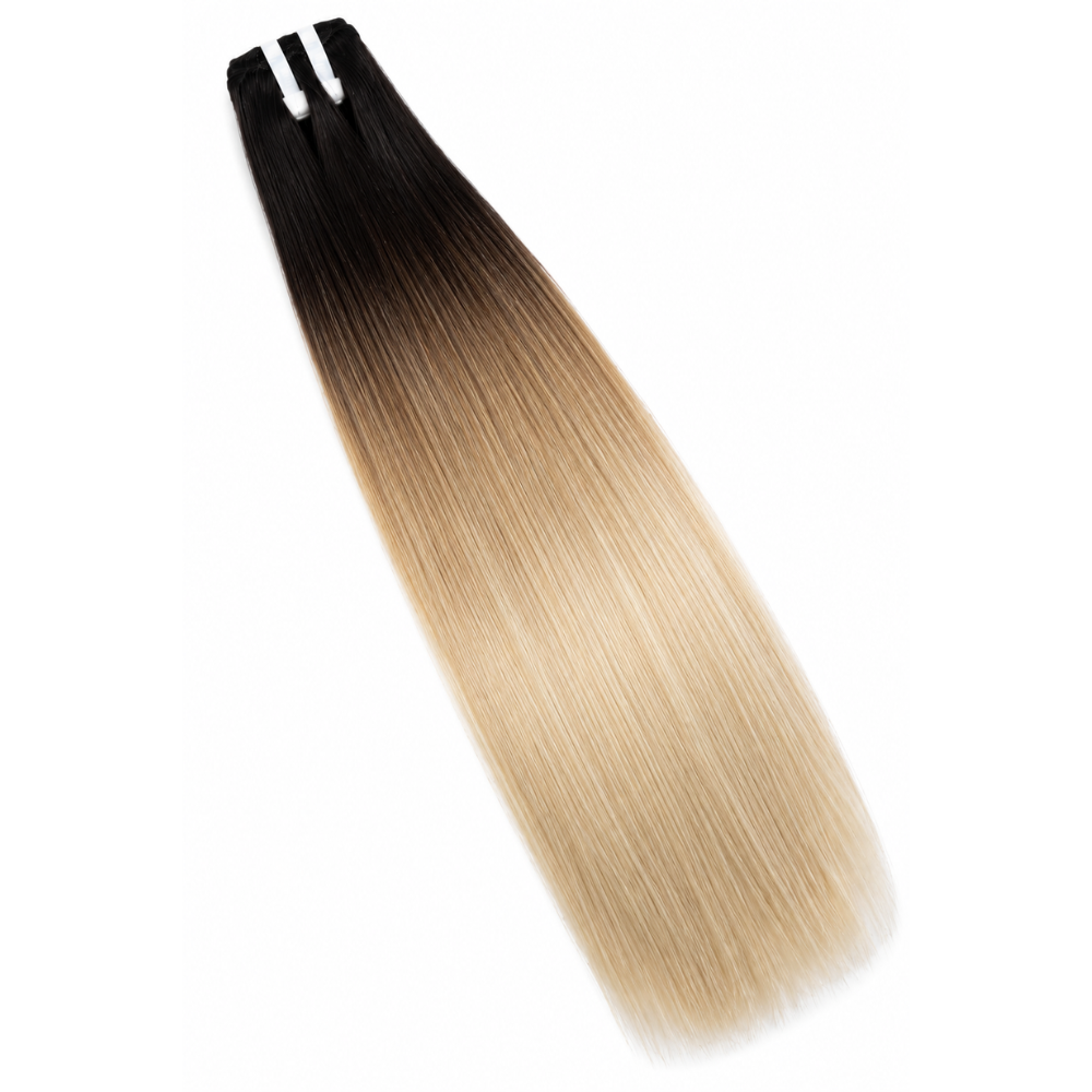 Ombre Blonde Straight Human Hair Bundle(08 - 30 Inches)