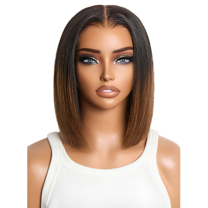 Ombre Brown Straight Human Hair Bundle