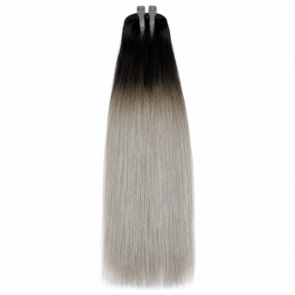Ombre Grey Straight Human Hair Bundle(08 - 30 Inches)