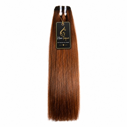 Chocolate Brown Straight Human Hair Bundle(08 - 30 Inches)