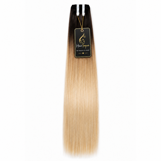 Ombre Blonde Straight Human Hair Bundle(08 - 30 Inches)