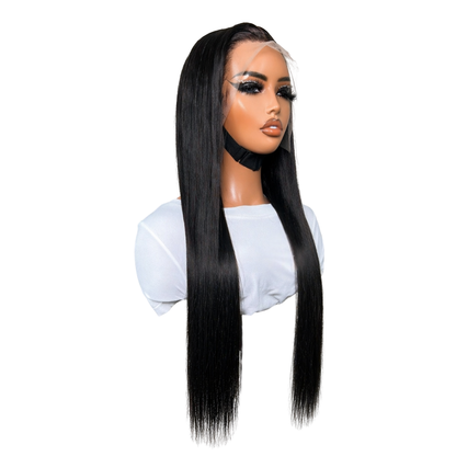 Straight Peruvian 13x4 Frontal Wig – 100% Human Hair