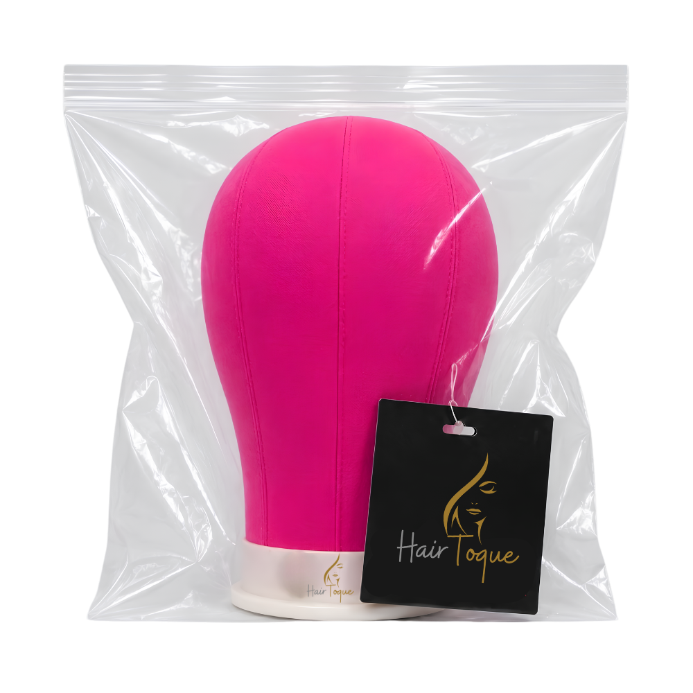 Premium Canvas Wig Display Mannequin Head with T-Pins