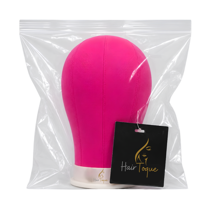 Premium Canvas Wig Display Mannequin Head with T-Pins